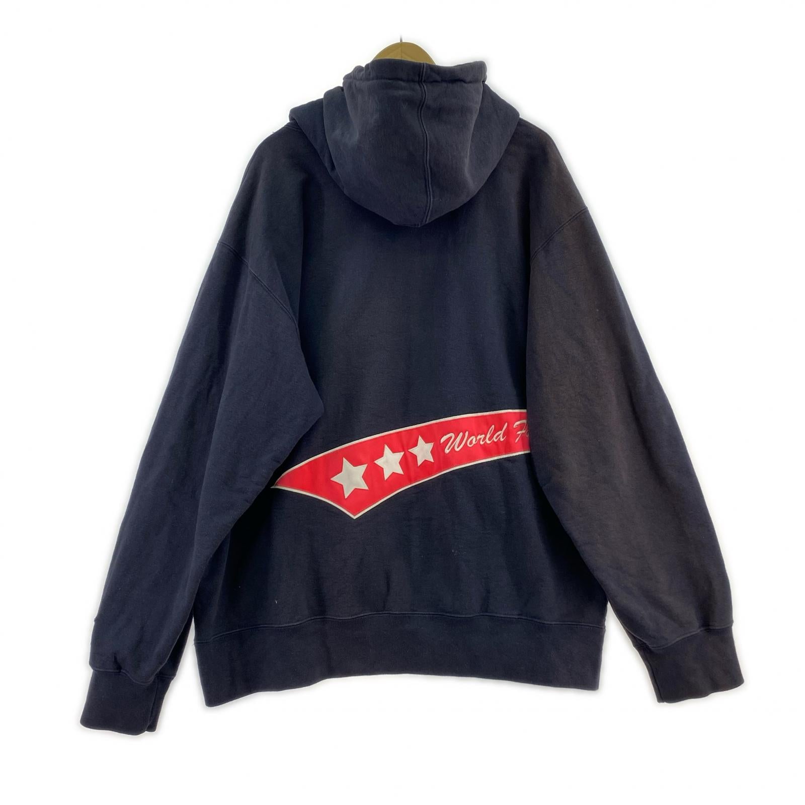 パーカー 21Fw Tail Hooded Swectshirt ネイビー
