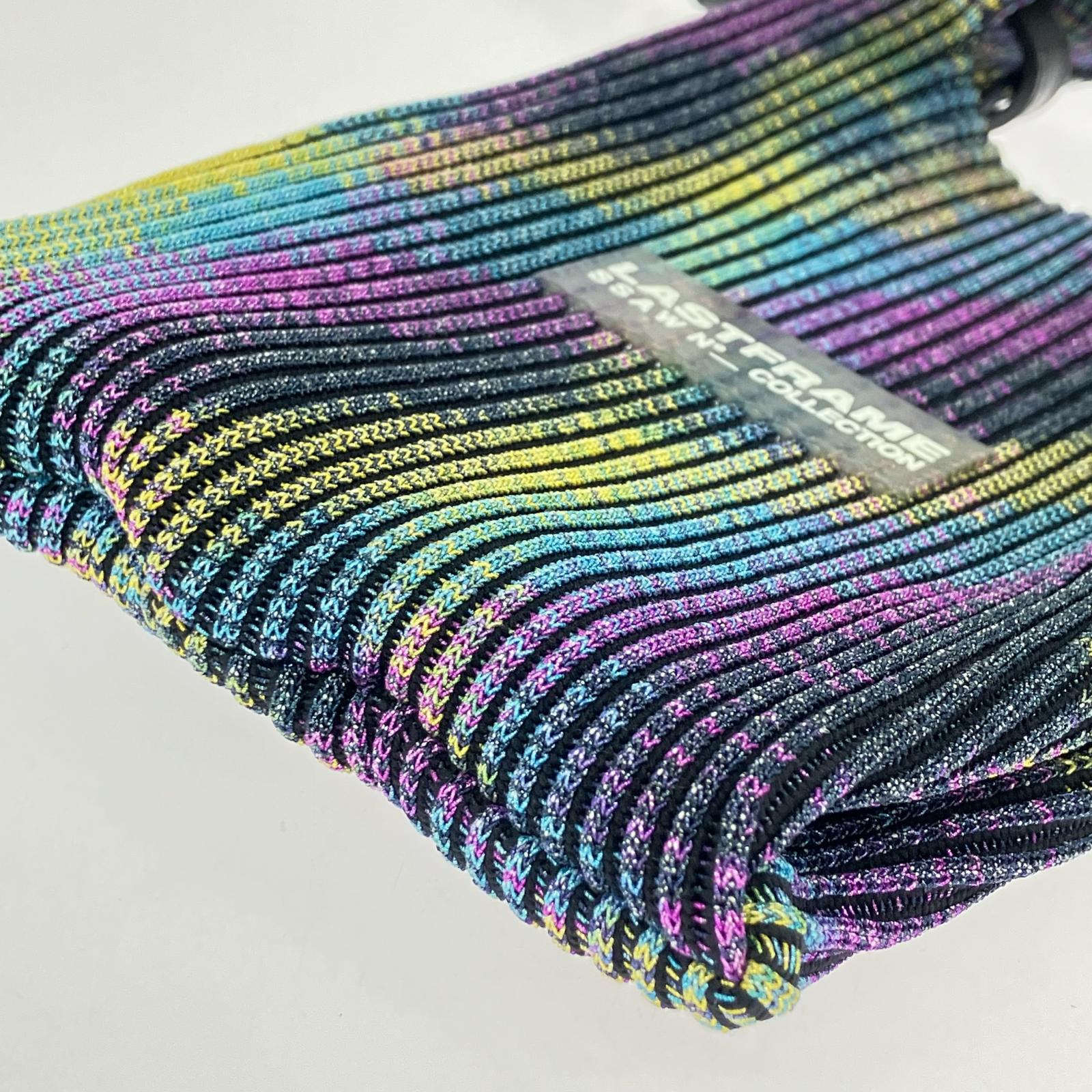ショルダーバッグ LASTFRAME ニットショルダーバッグ マルチカラー