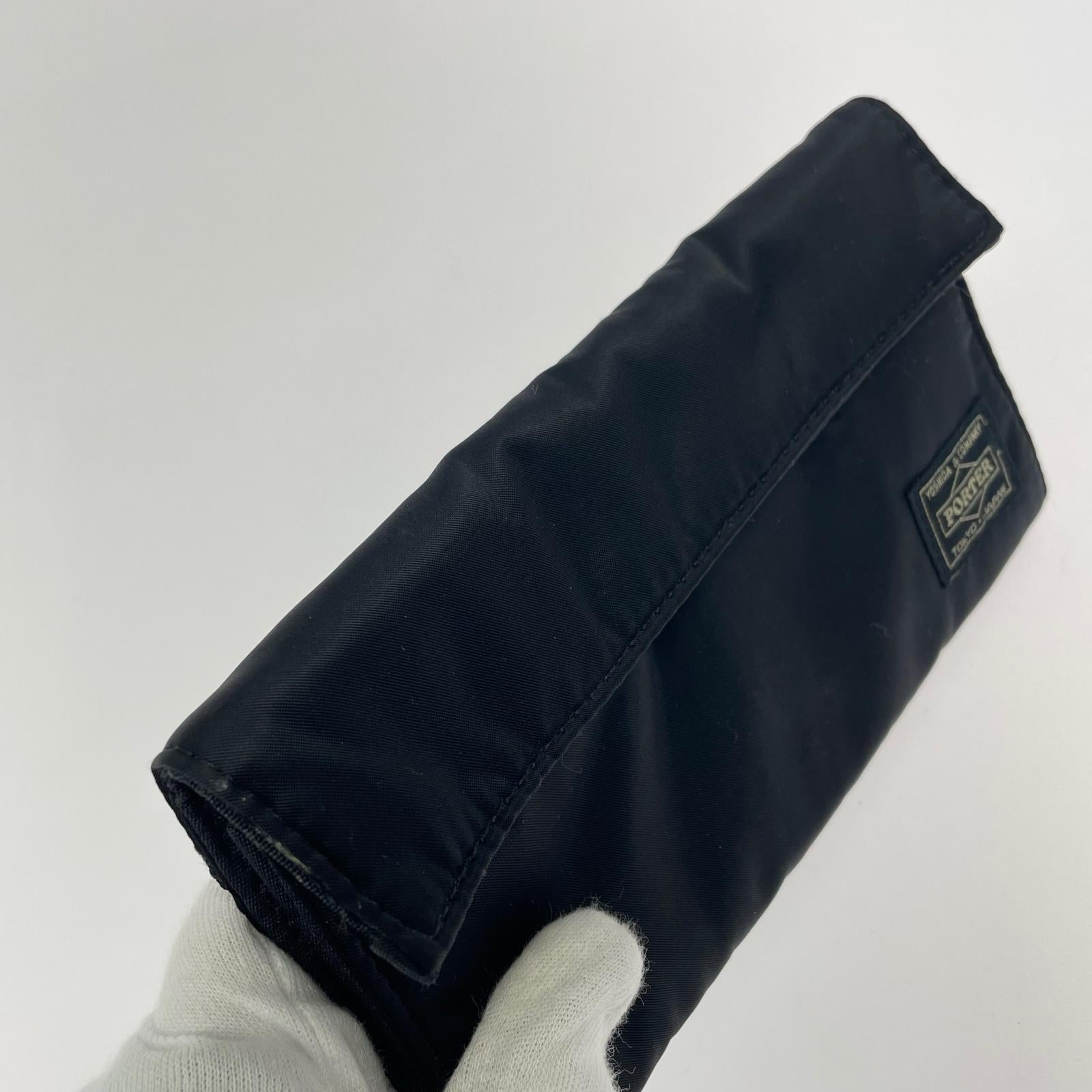 長財布 PORTER TANKER ロングウォレット 黒 ブラック