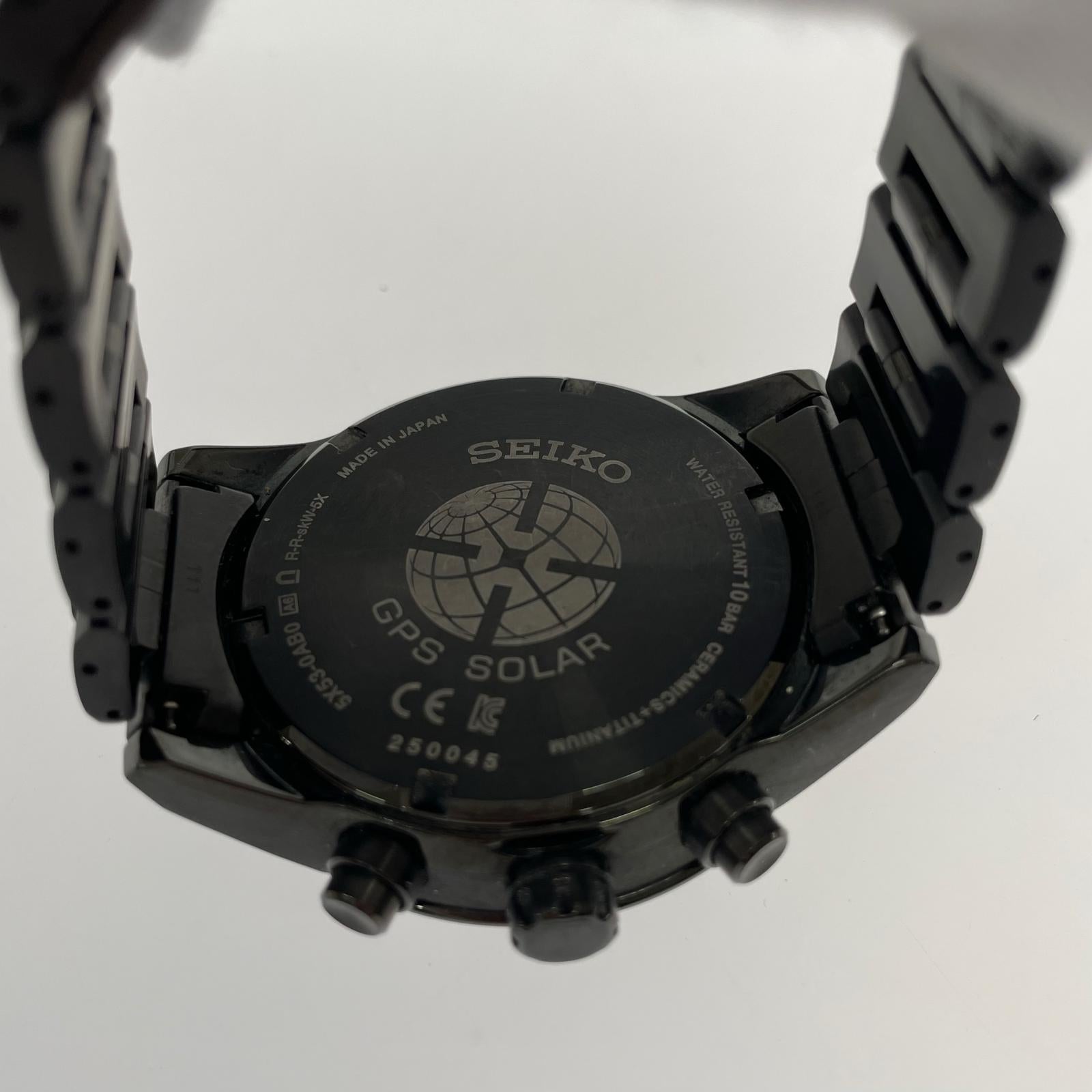 腕時計 ASTRON ソーラー 5X53-0AB0 ブラック