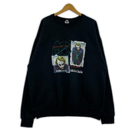 スウェット ×DARK NIGHT CREW NECK SWEAT SHIRT XL ブラック