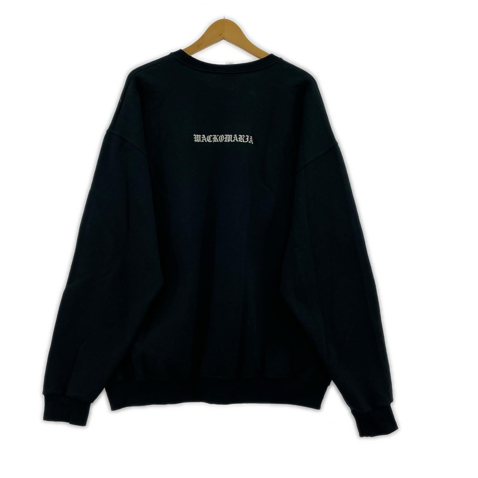 スウェット ×DARK NIGHT CREW NECK SWEAT SHIRT XL ブラック