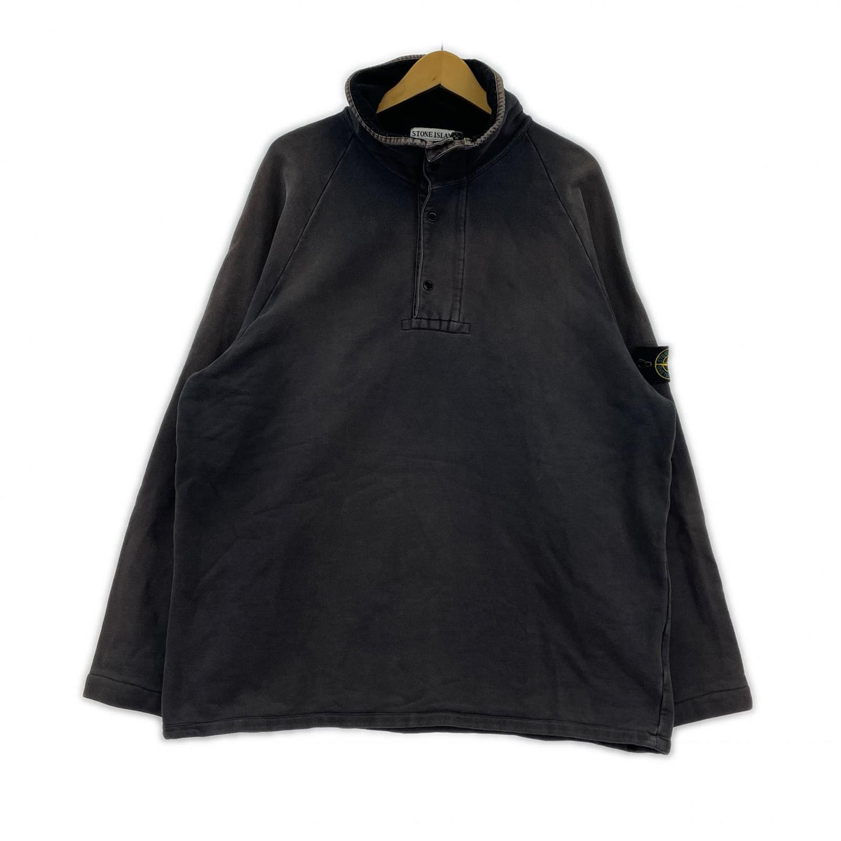 スウェット 90s Half Zip Sweat (XL) ブラック