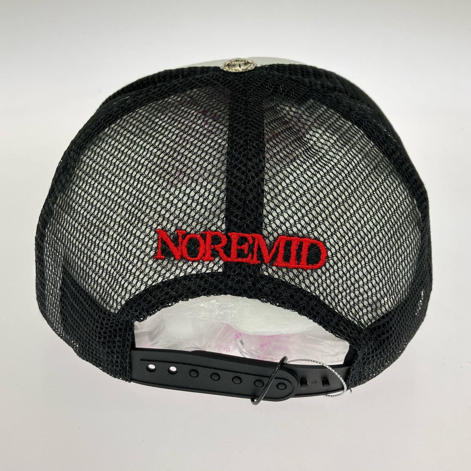 キャップ Spdier Web Cross Leather Patch Mesh Cap