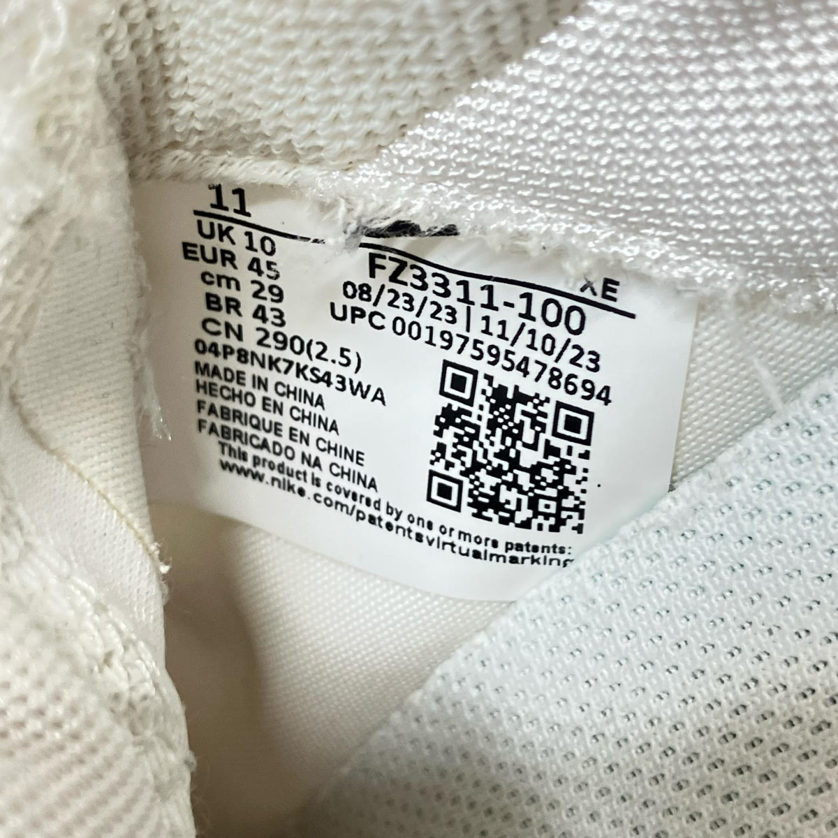 スニーカー ×COMME des GARCONS ACG Mountain Fly 2 29 29cm (US11 UK10 1/2 EU48) ホワイト
