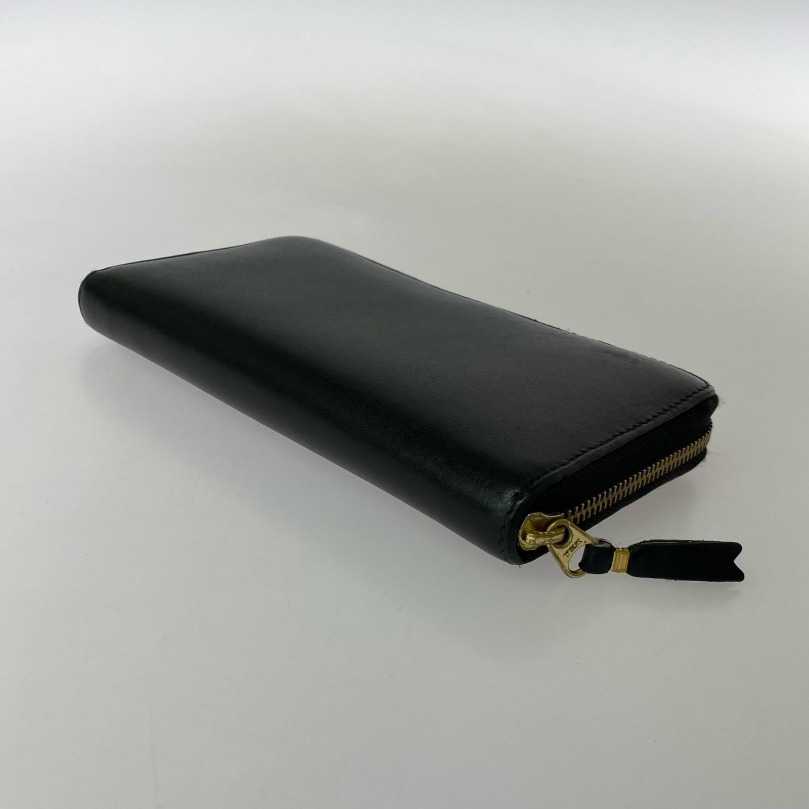 長財布 コインスペース劣化 ブラック