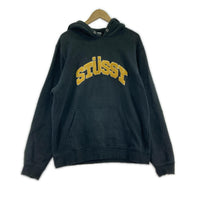 パーカー CHENILLE ARCH APPLIQUE HOOD パイルロゴ M 黒 M ブラック