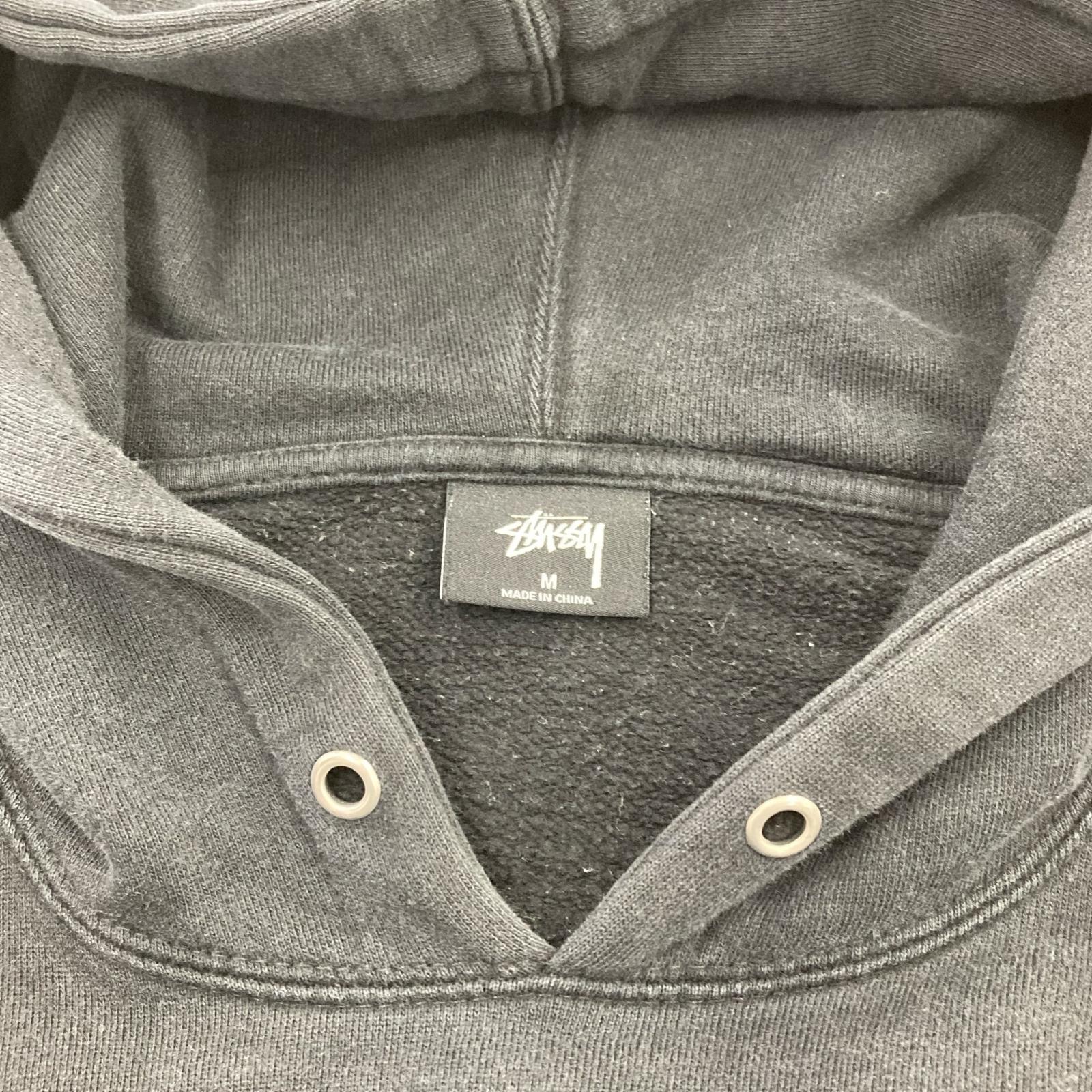 パーカー CHENILLE ARCH APPLIQUE HOOD パイルロゴ M 黒 M ブラック