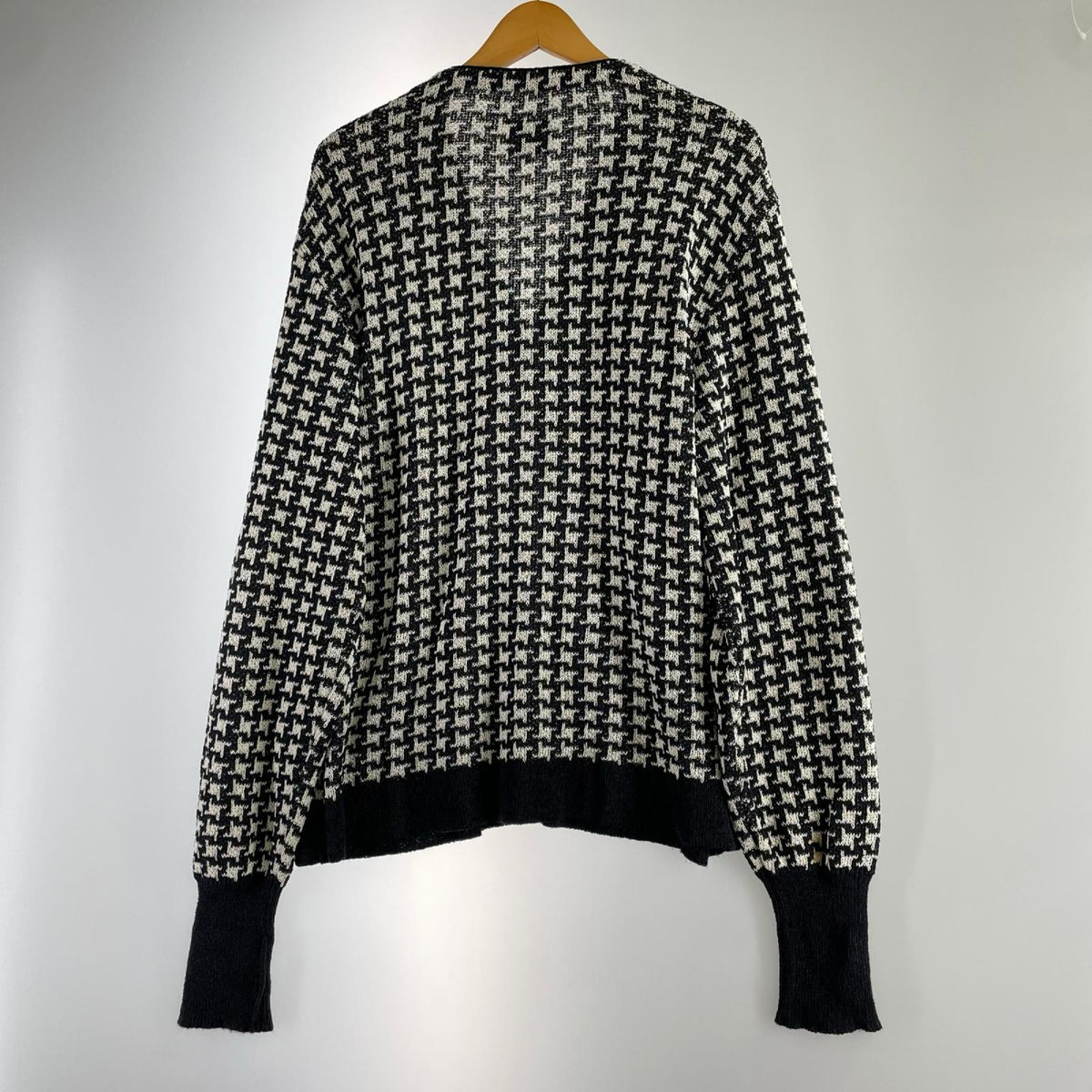 ジャケット V Neck Cardigan - Houndstooth M M