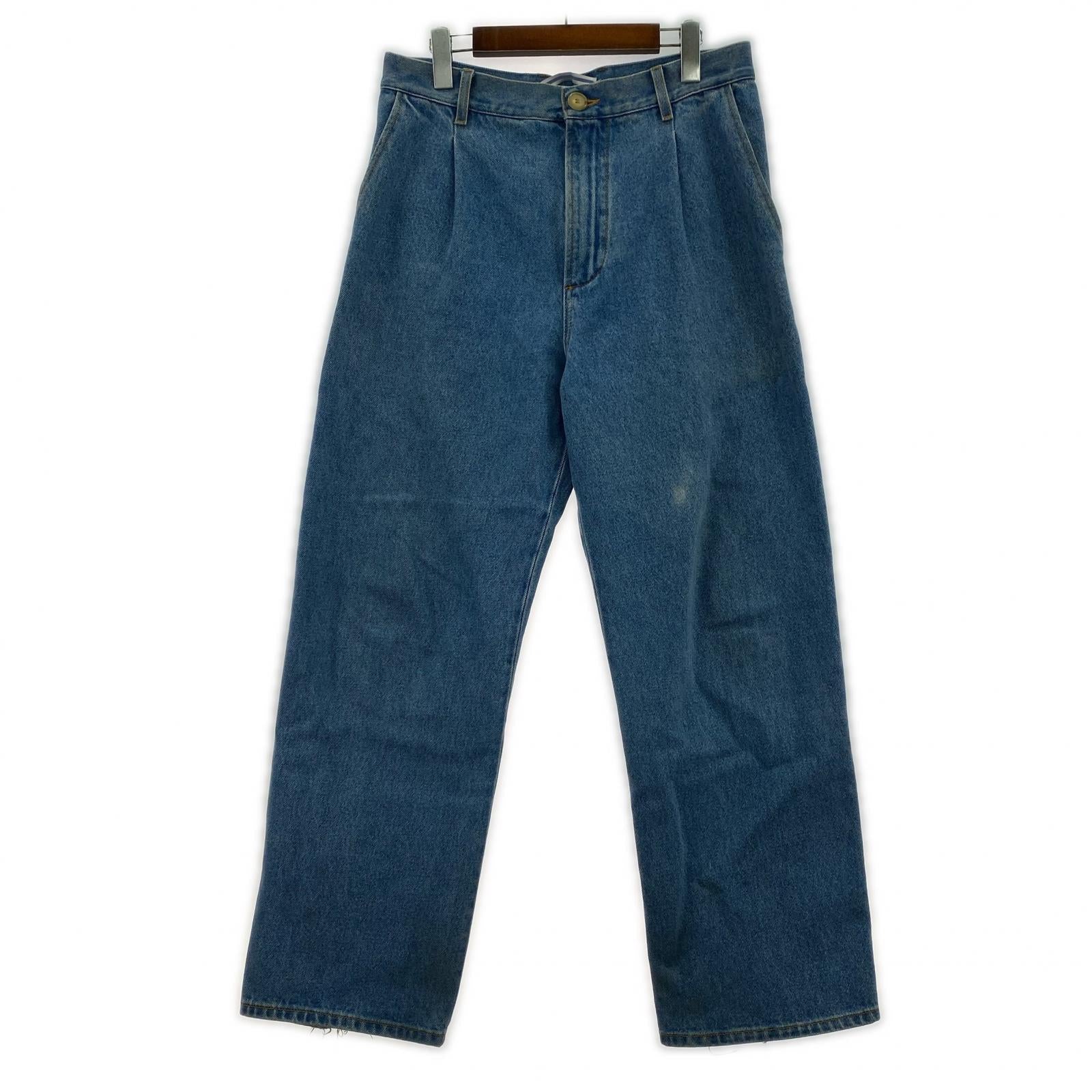 デニムパンツ cristaseya BLEACHED PLEATED DENIM M