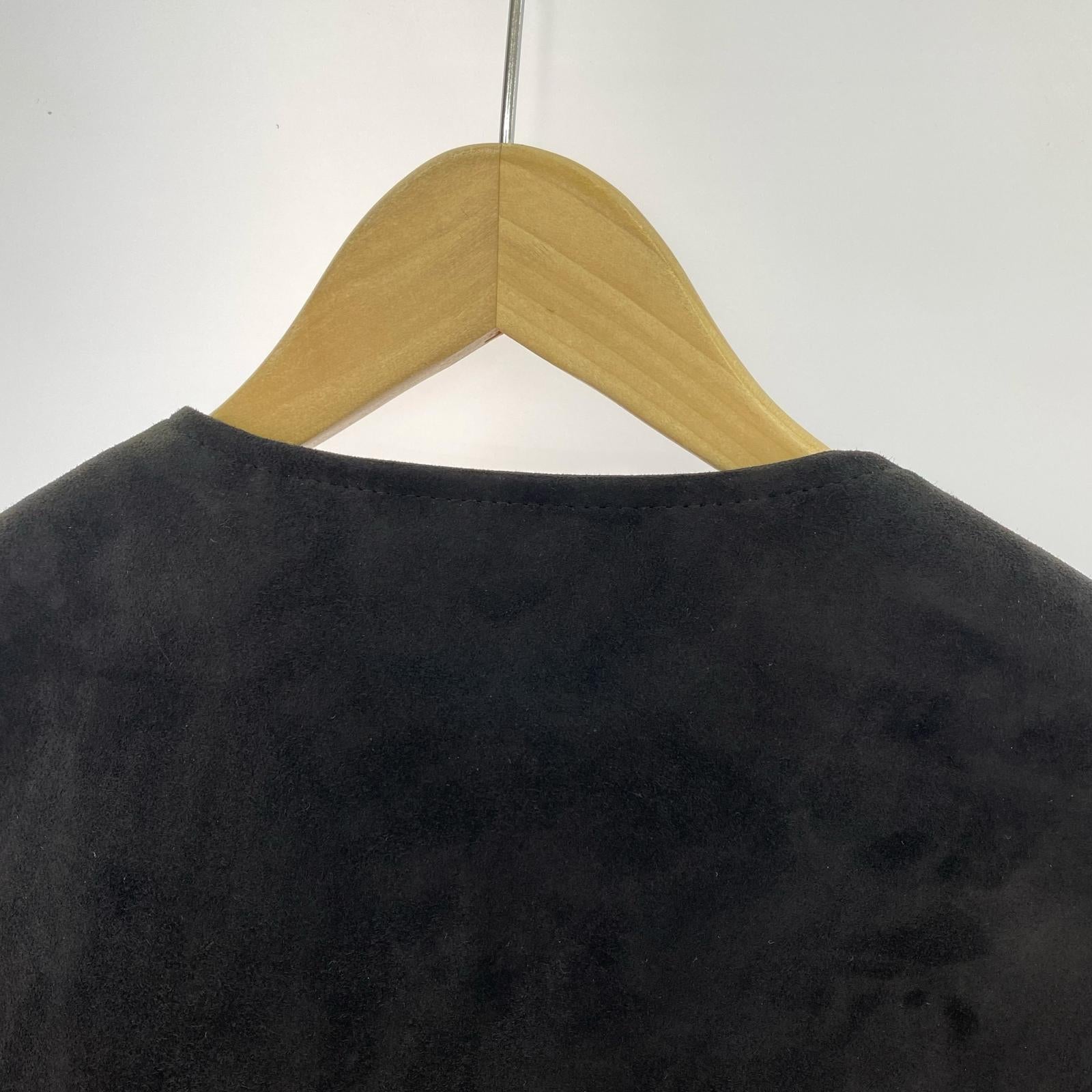 ライダースジャケット JANIS&Co SUEDE ライダース レザージャケット ブラック M ブラック