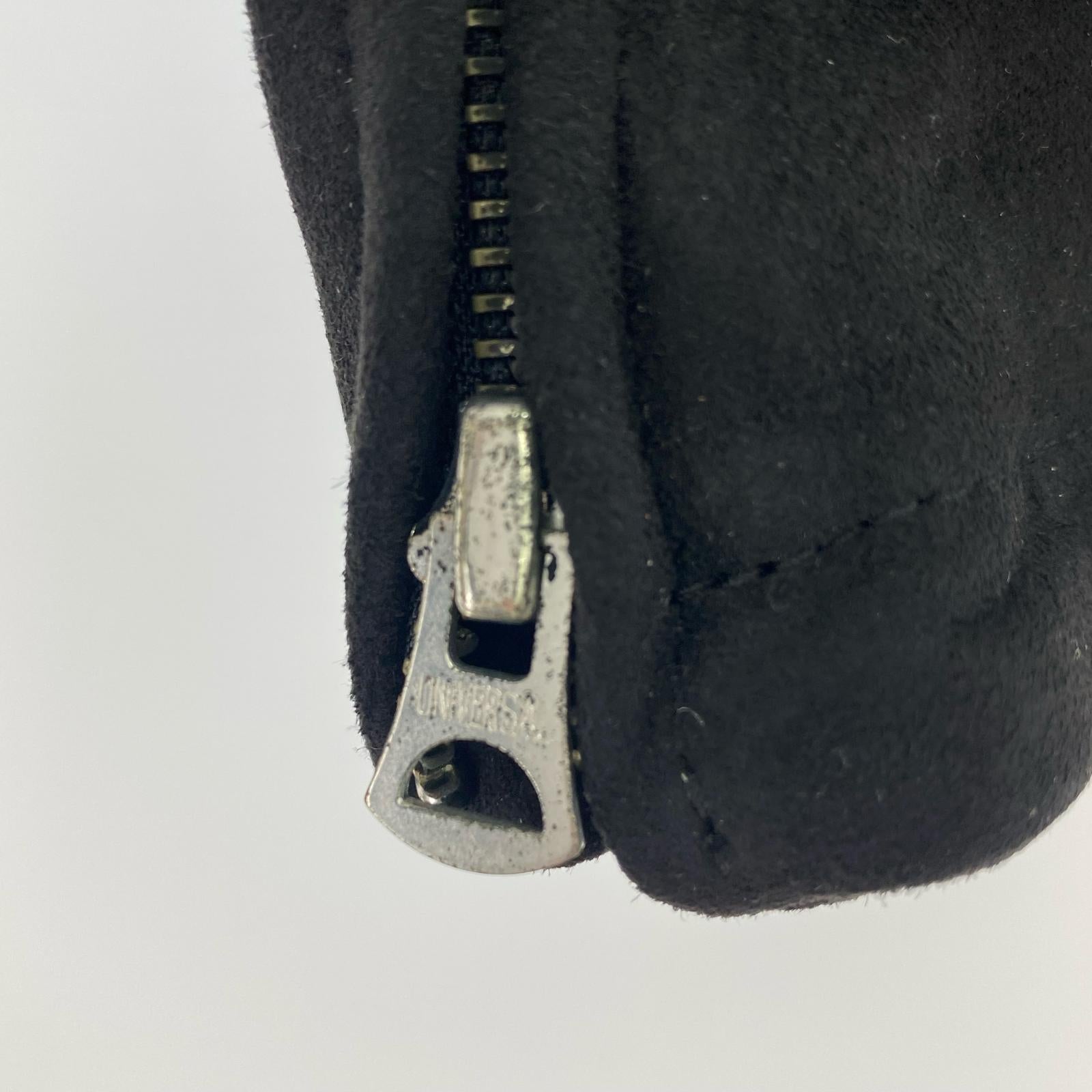 ライダースジャケット JANIS&Co SUEDE ライダース レザージャケット ブラック M ブラック