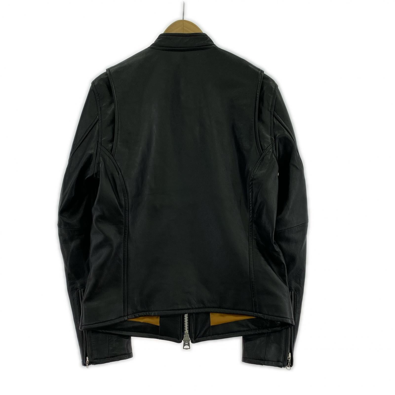 ライダースジャケット RETRO GRADE シングルライダースジャケット M M ブラック