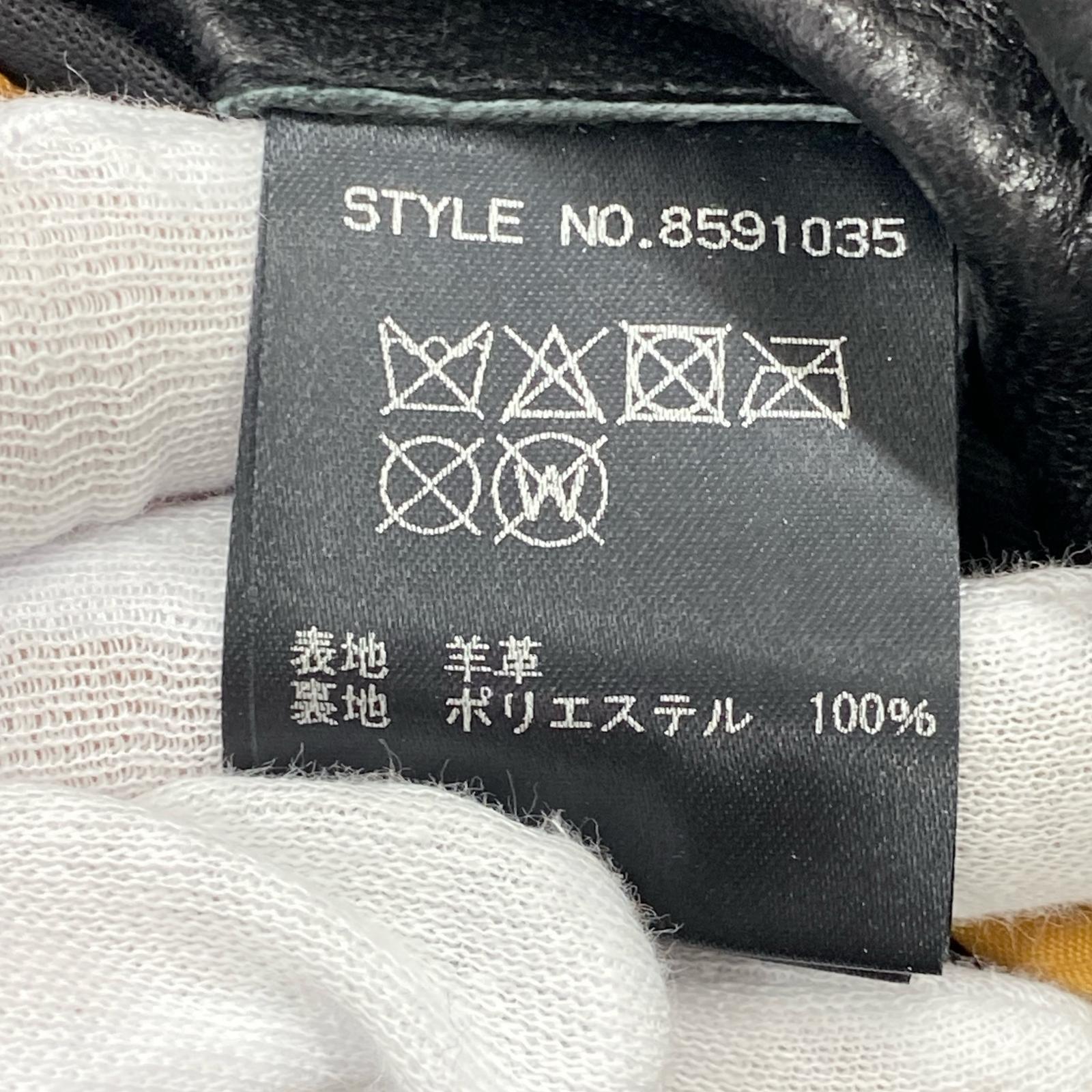 ライダースジャケット RETRO GRADE シングルライダースジャケット M M ブラック
