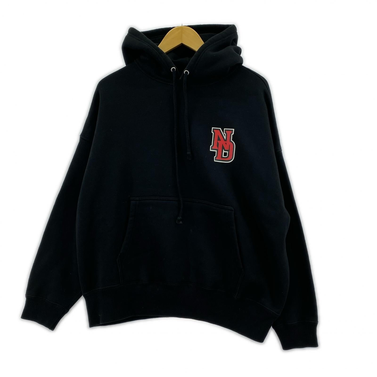 パーカー NASTY DOG NDロゴ バックプリントパーカー M ブラック M ブラック