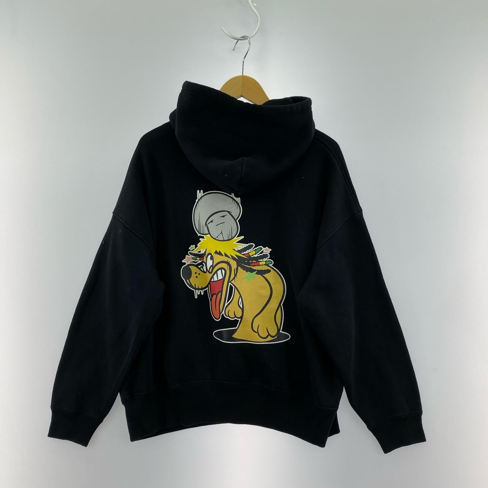 パーカー NASTY DOG NDロゴ バックプリントパーカー M ブラック M ブラック