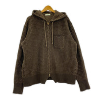パーカー STEAF TRIBE WEAVING HOODIE L ブラウン