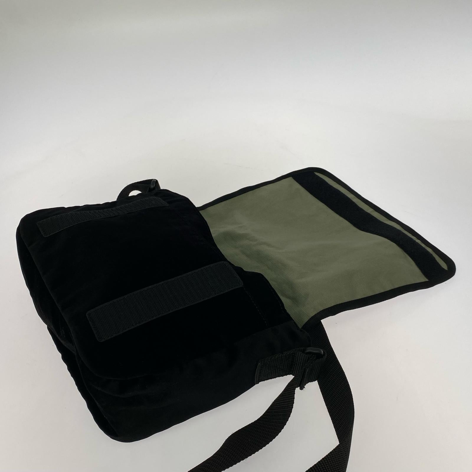ショルダーバッグ VELVET MESSWENGER BAG BLACK ブラック
