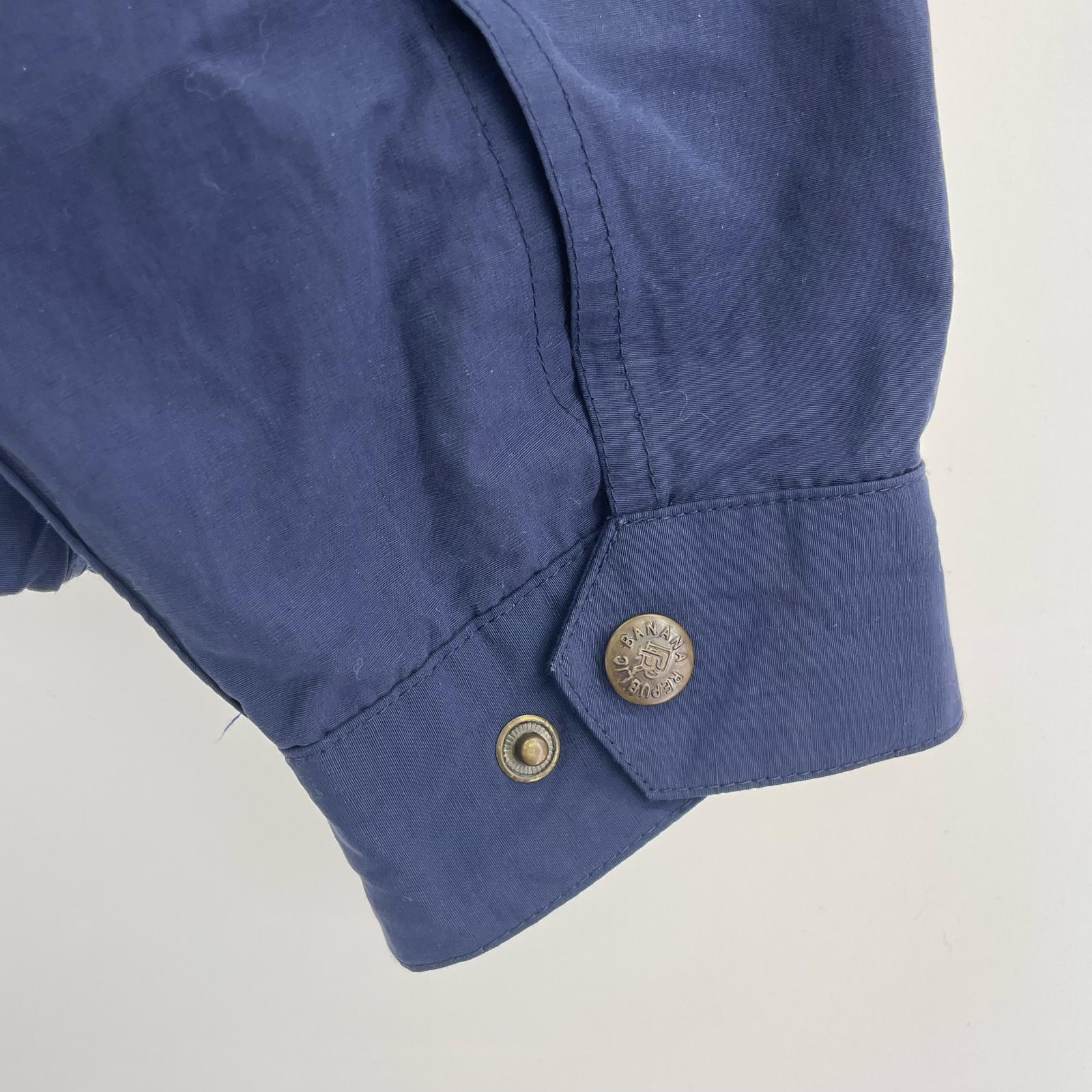 ジャケット Banana Republic 地球タグ 80-90s M ネイビー