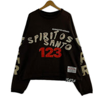 長袖Tシャツ RRR123 L/S TEE S ブラウン