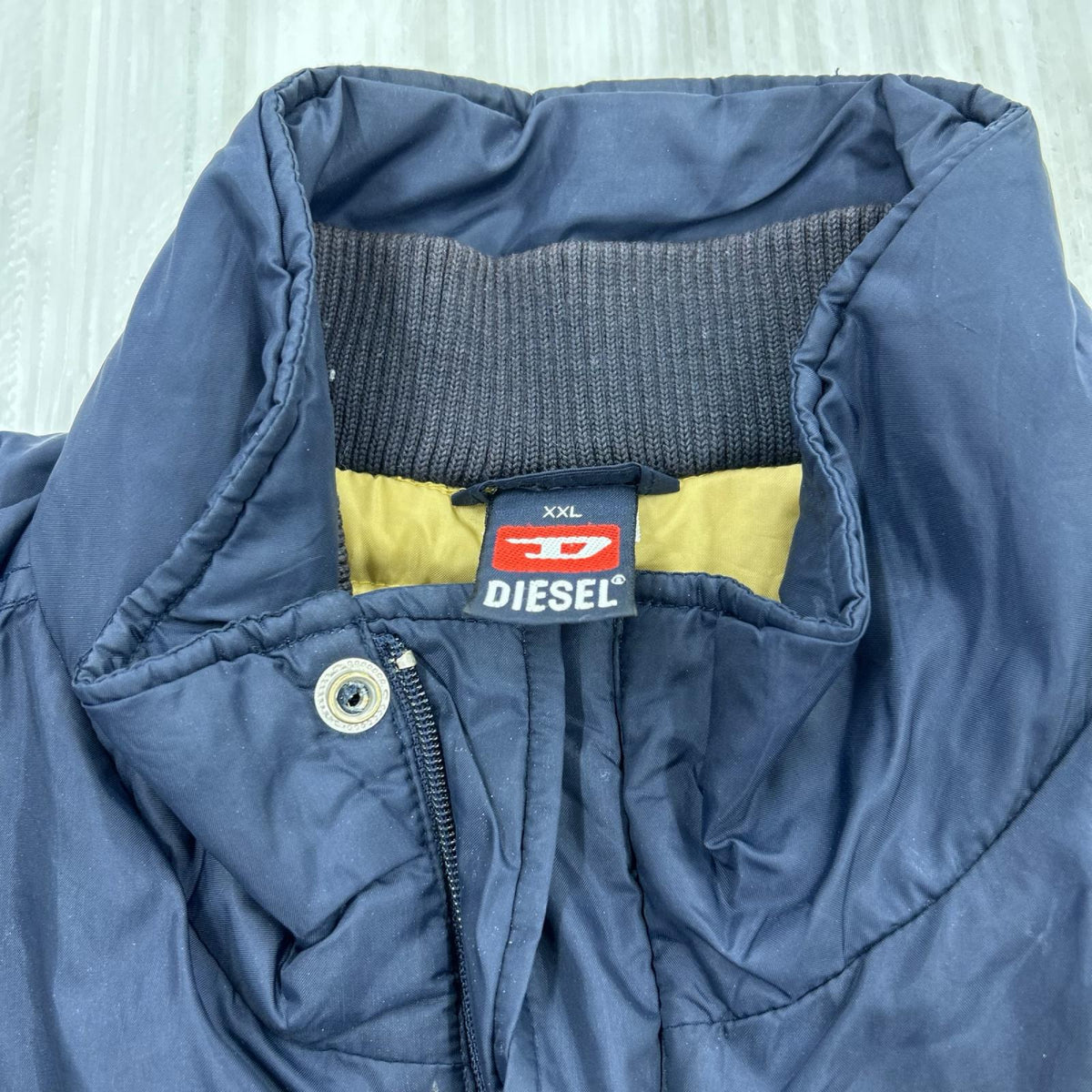 ジャケット 00s パンドラ期 バックロゴ 中綿ジャケット(XXL) ネイビー ネイビー