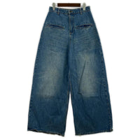 デニムパンツ Fax Copy Express Wide Leg Denim M ブルー