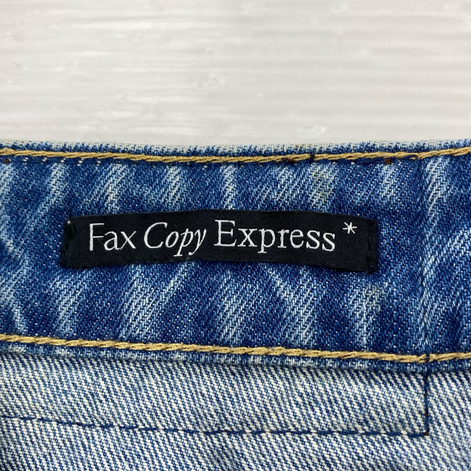 デニムパンツ Fax Copy Express Wide Leg Denim M ブルー