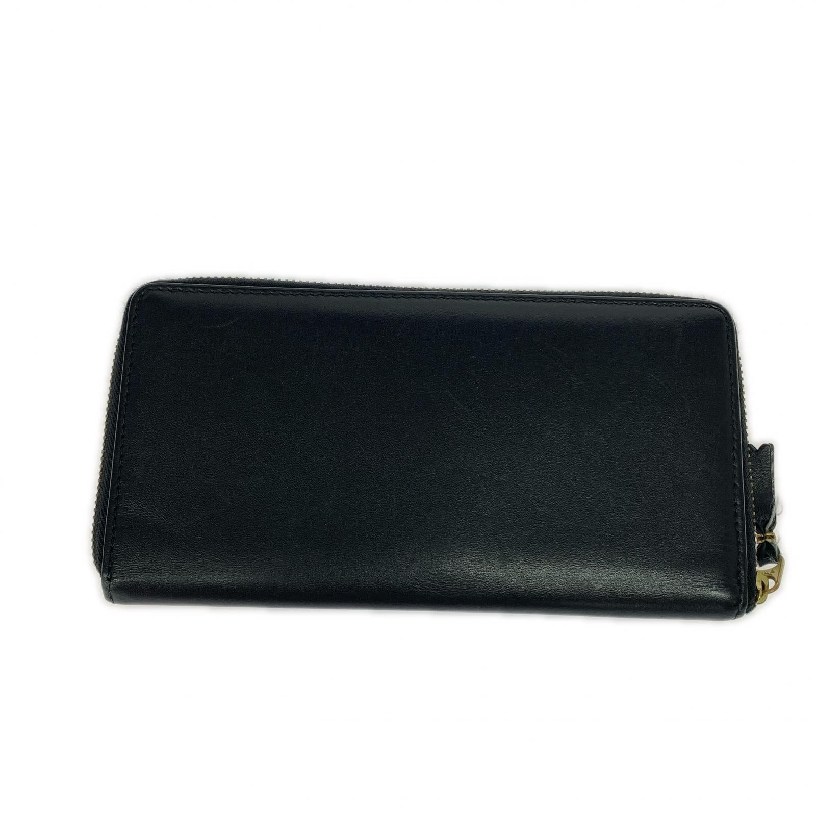 長財布 COMME des GARCONS ジップロングウォレット ブラック ブラック