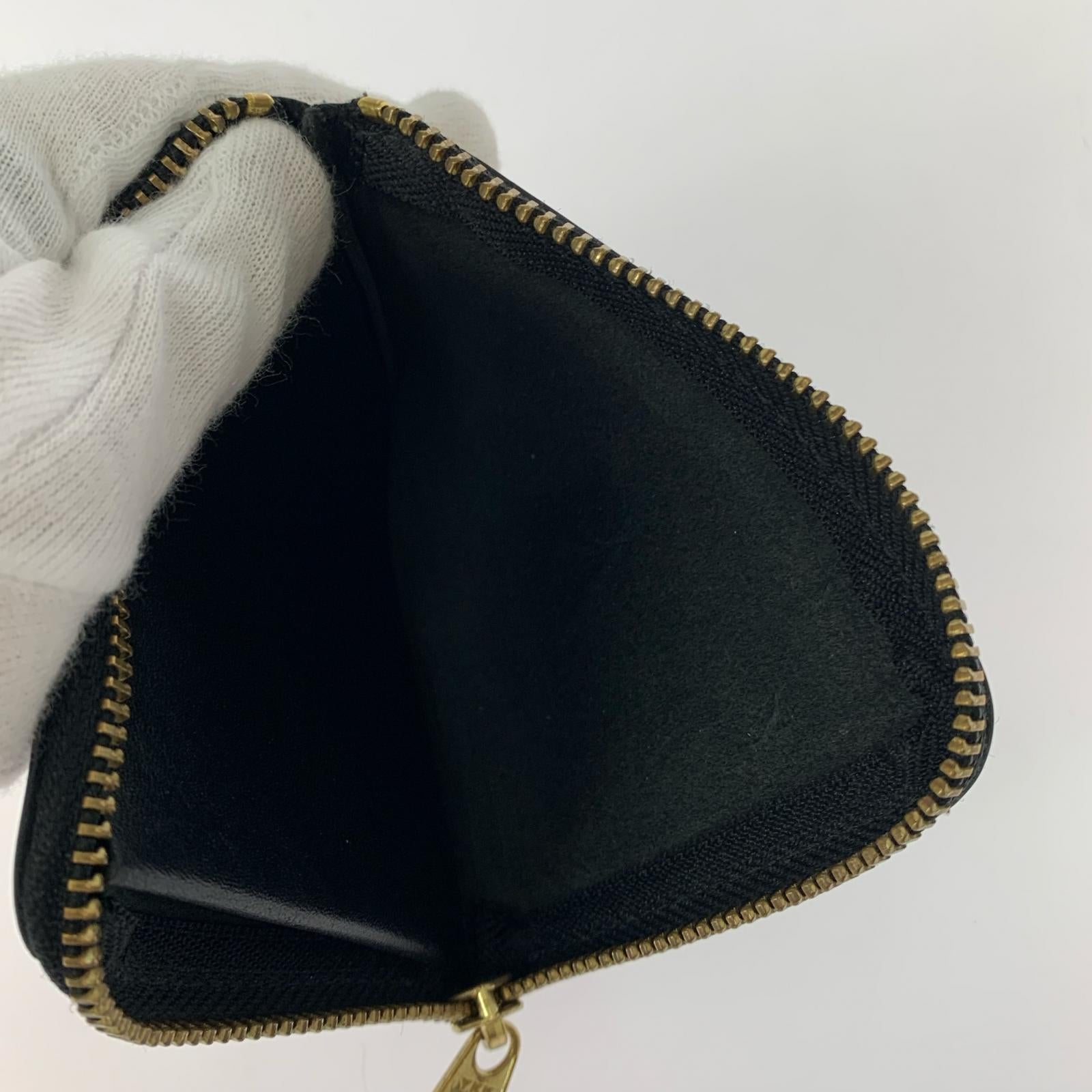 コインケース COMME des GARCONS ラウンド ジップ コンパクトウォレット ブラック ブラック