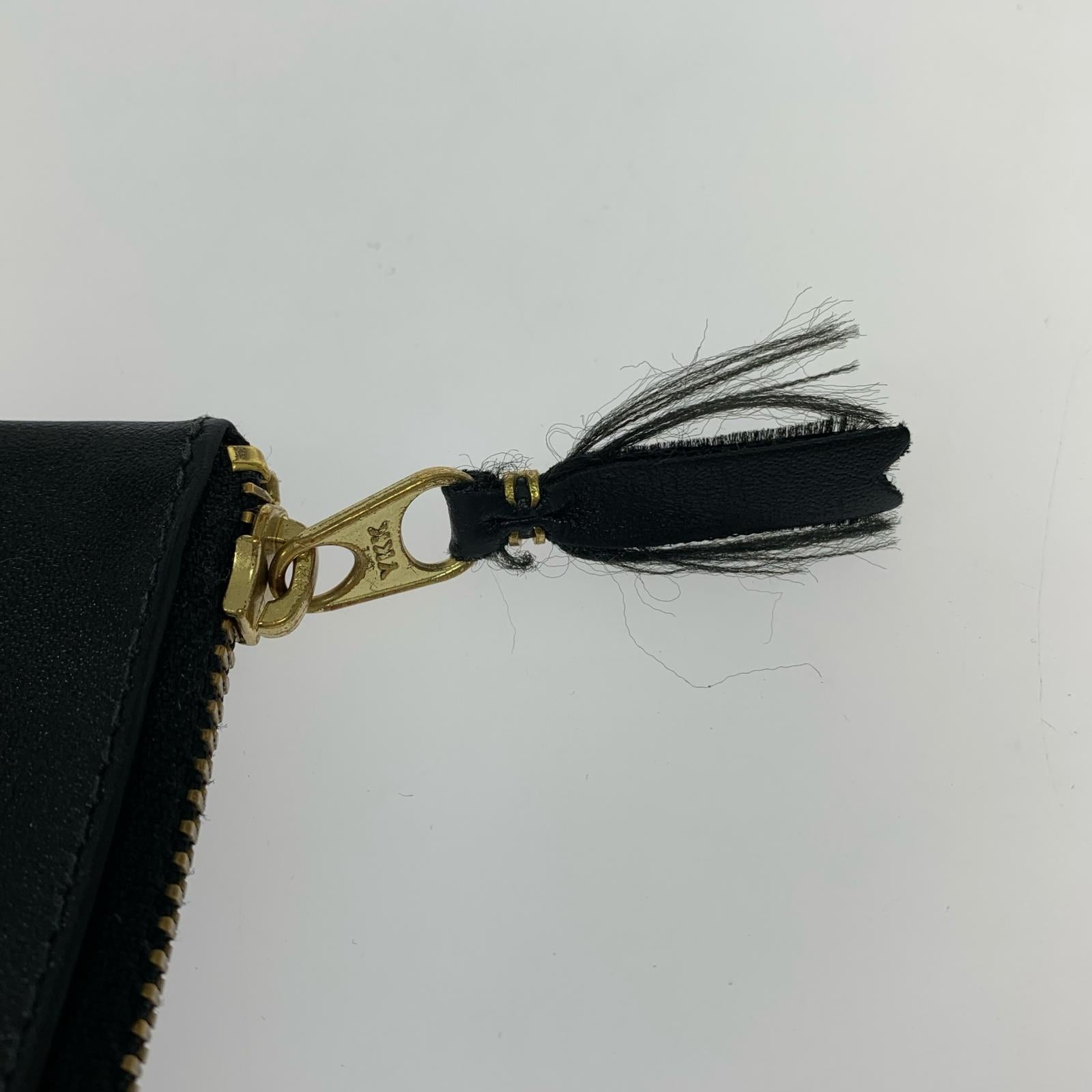 コインケース COMME des GARCONS ラウンド ジップ コンパクトウォレット ブラック ブラック