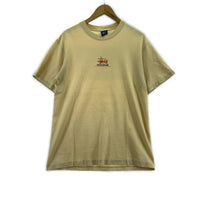 半袖Tシャツ 紺タグ 90s プリント TEE(M)イエロー M イエロー