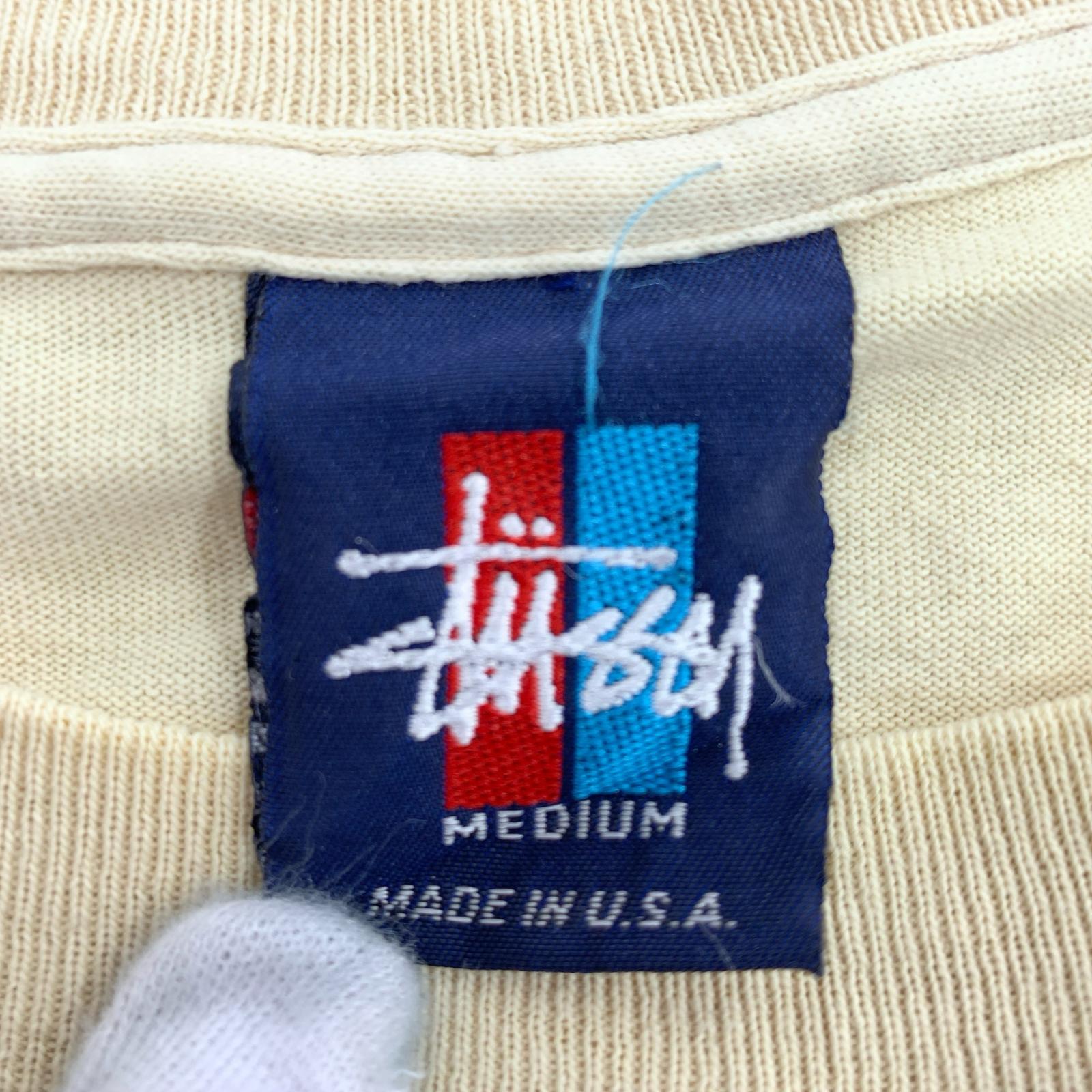半袖Tシャツ 紺タグ 90s プリント TEE(M)イエロー M イエロー