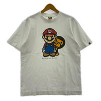 半袖Tシャツ A BATHING APE×SUPER MARIO 08SS マリオコラボ BABY MILO Tee M 白 M ホワイト