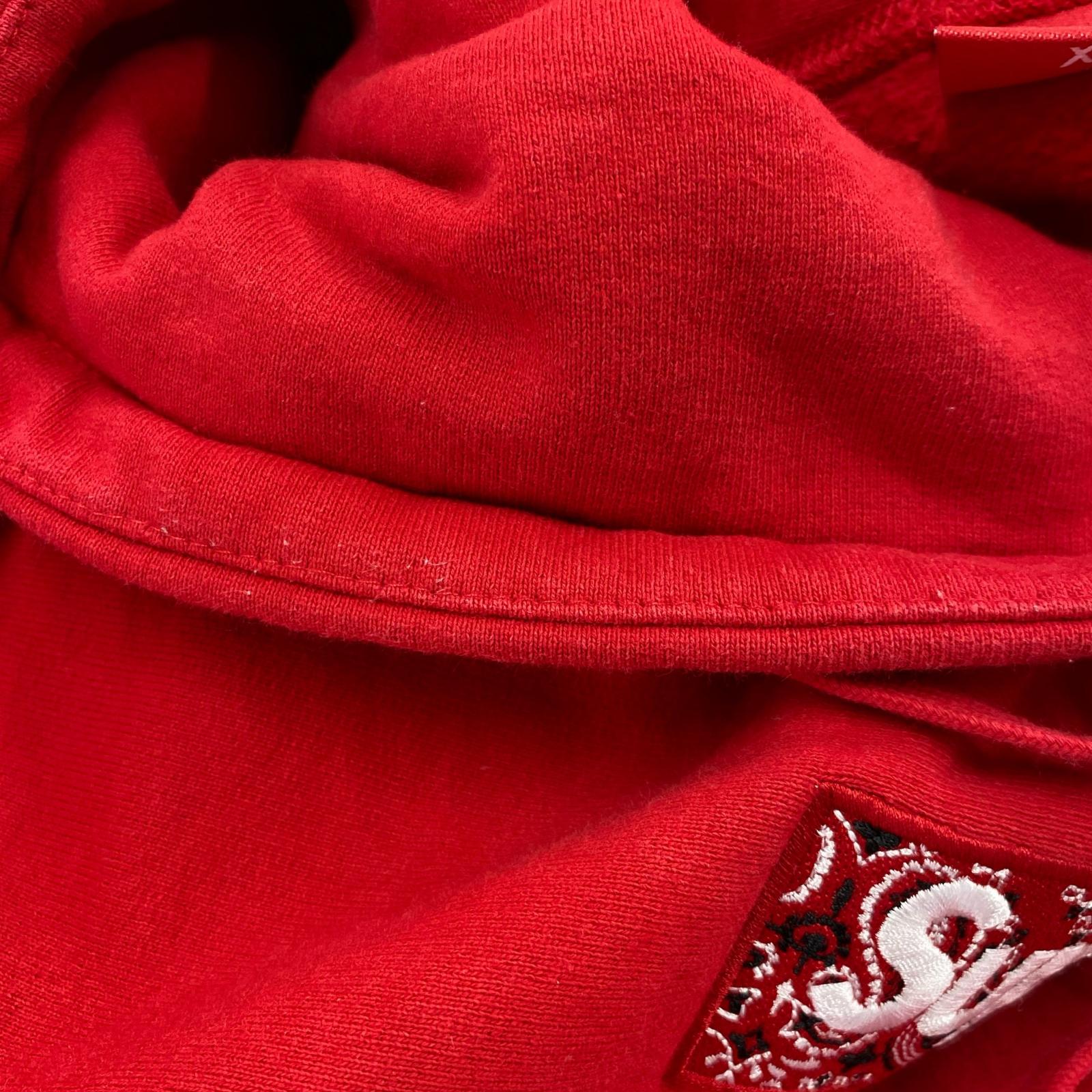パーカー Supreme 19AW Bandana Box Logo Hooded Sweatshirt XL 赤 レッド