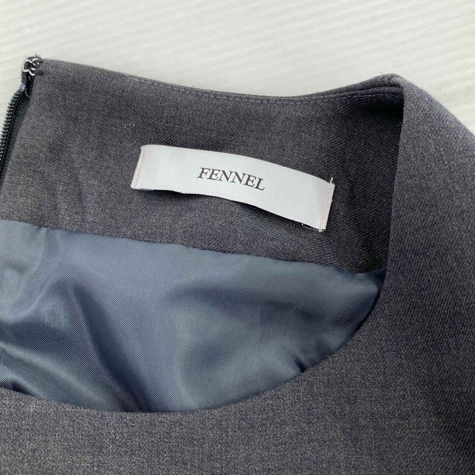 ワンピース FENNEL レーヨン混 グレー 38 グレー