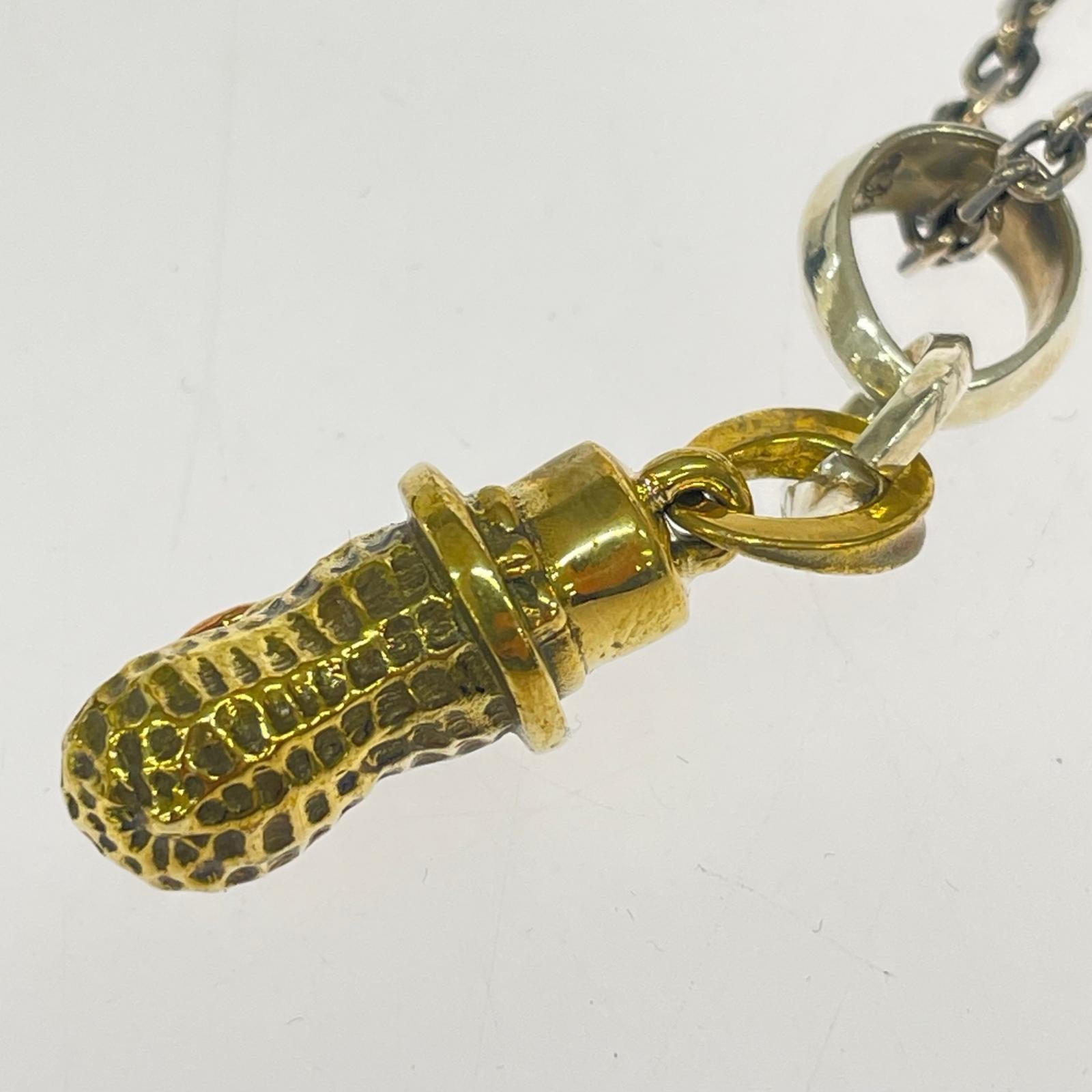 ネックレス PEANUTS&CO SV925 真鍮