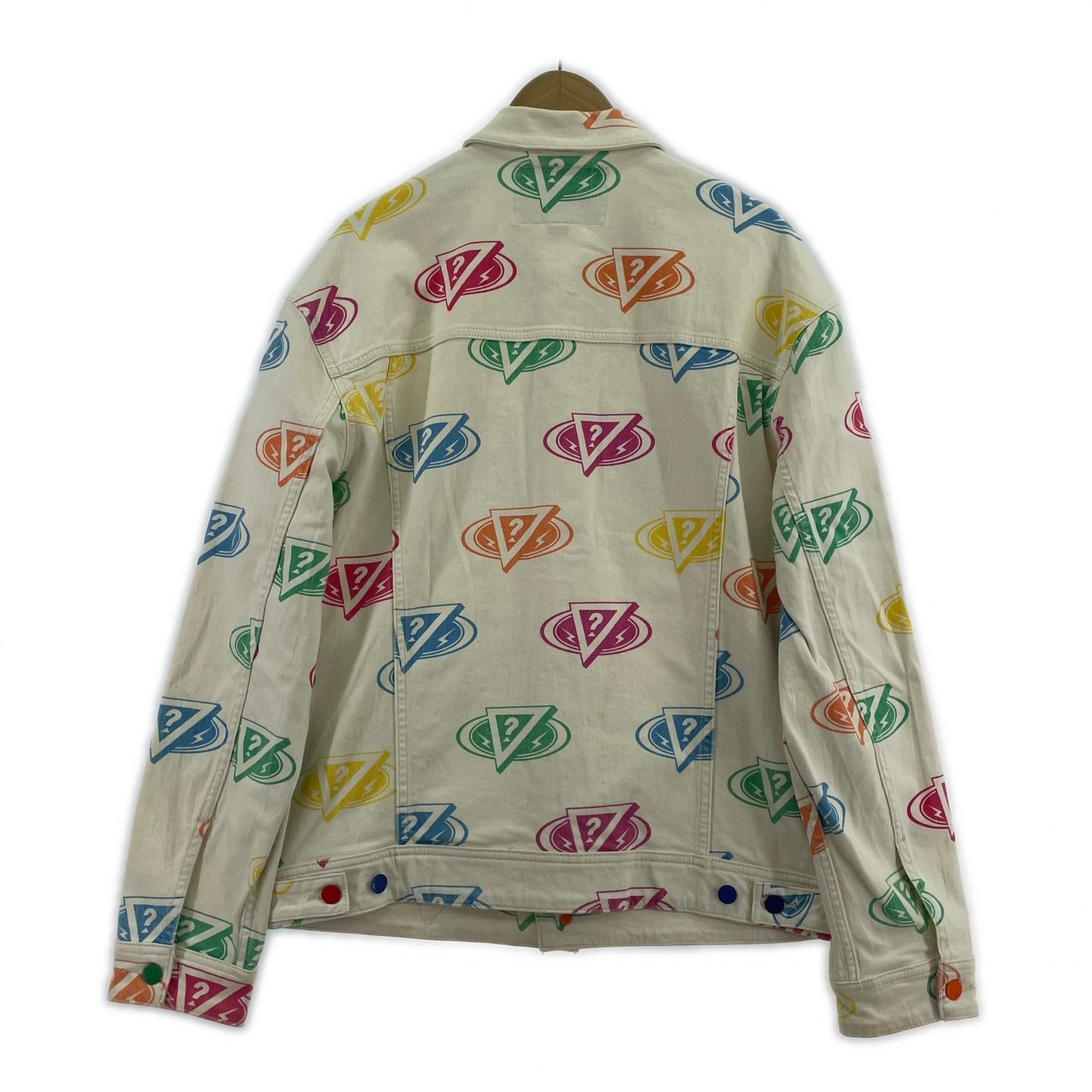 ジャケット GUESS×J.BALVIN マルチカラー ジャケット 白 M M ホワイト