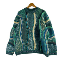 ニット COOGI 3Dニット 緑系 (S) S