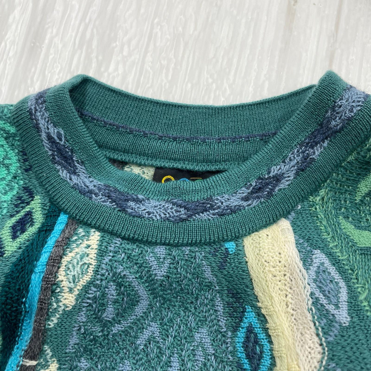 ニット COOGI 3Dニット 緑系 (S) S