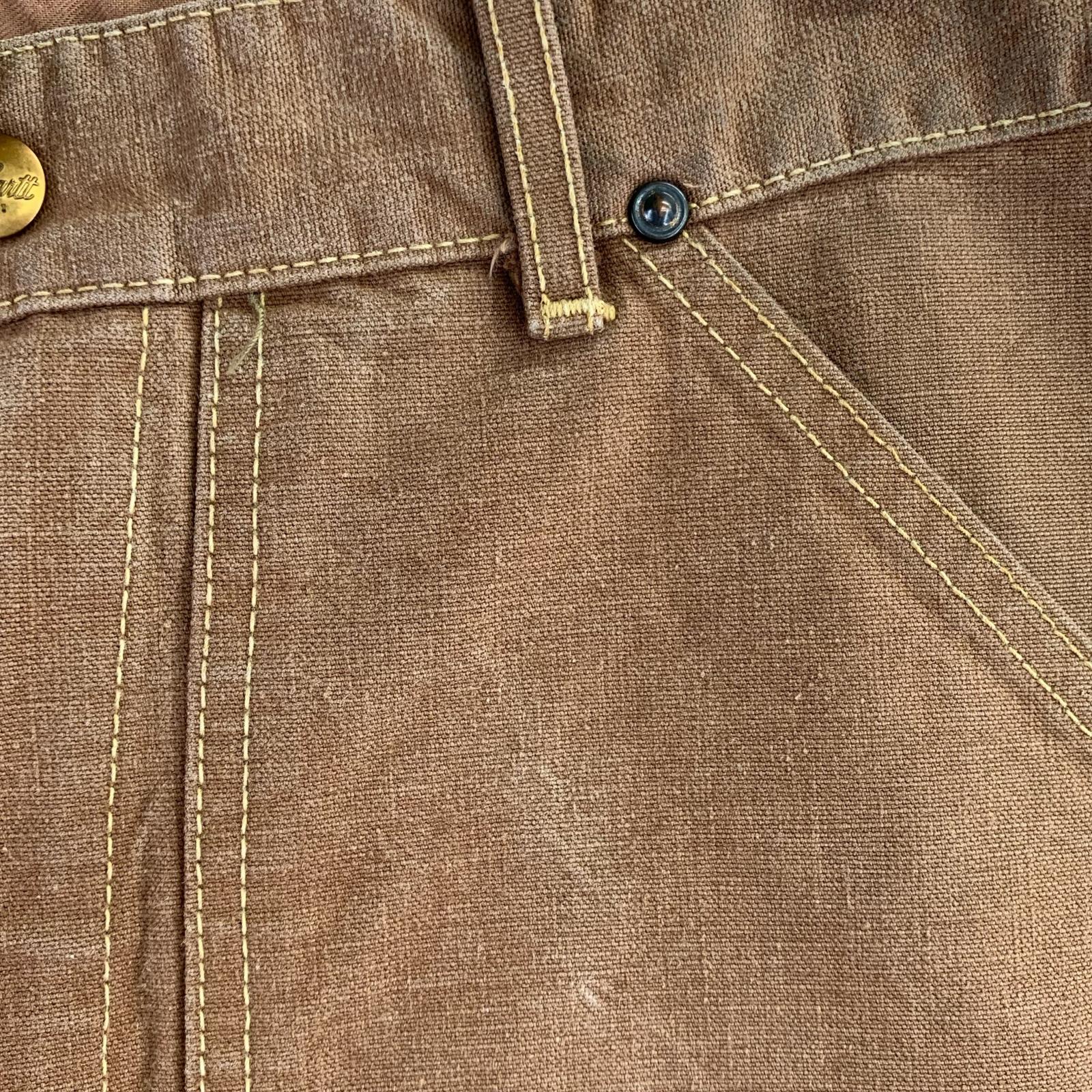 パンツ 40s 復刻 ハートタグ ダック ペインター 34×34 34 ブラウン