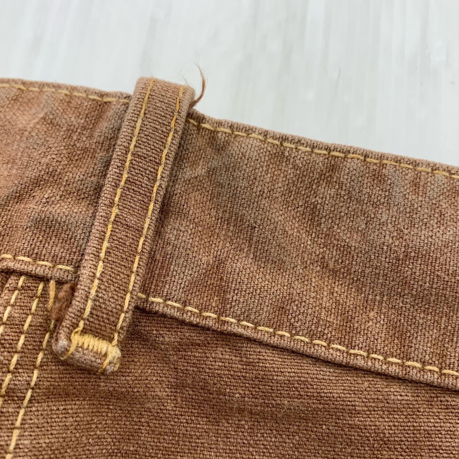 パンツ 40s 復刻 ハートタグ ダック ペインター 34×34 34 ブラウン