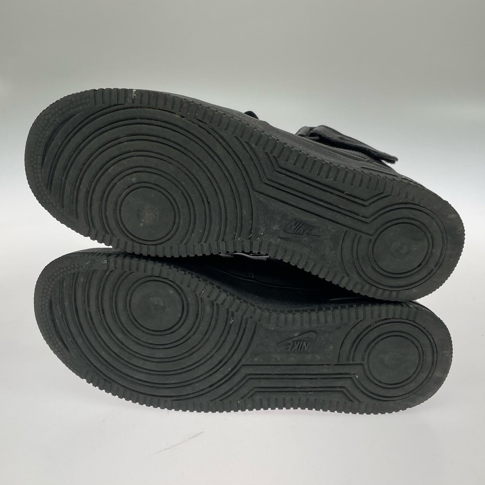 スニーカー NIKE Air Force1 MID 黒 (27.5) 27.5cm (US9 1/2 UK9 EU45) ブラック