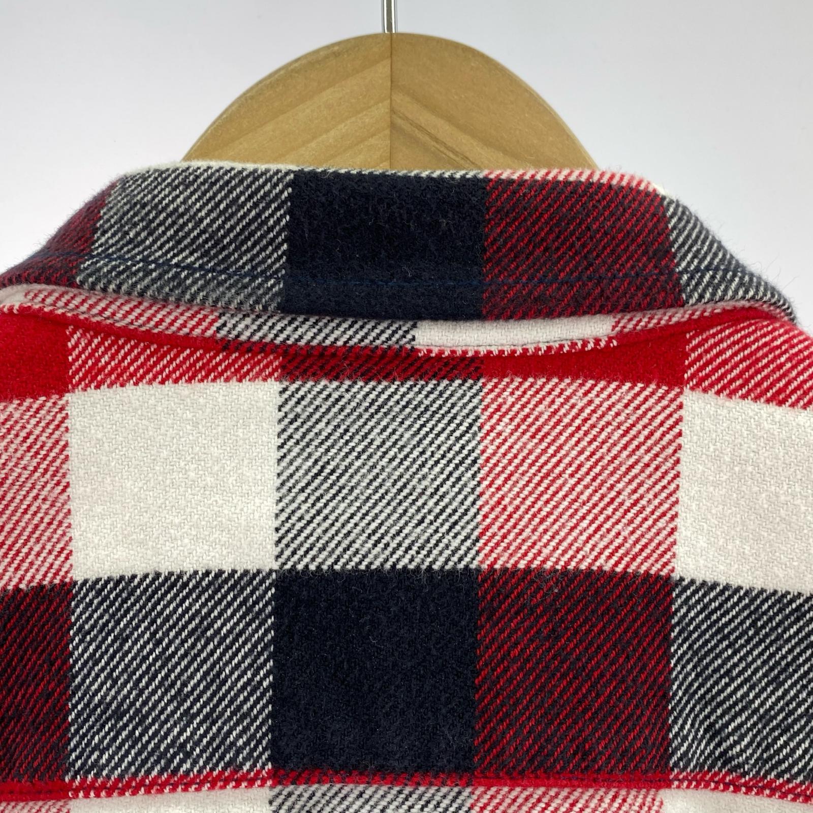 長袖シャツ AAPE チェック ネルシャツ 赤 L L