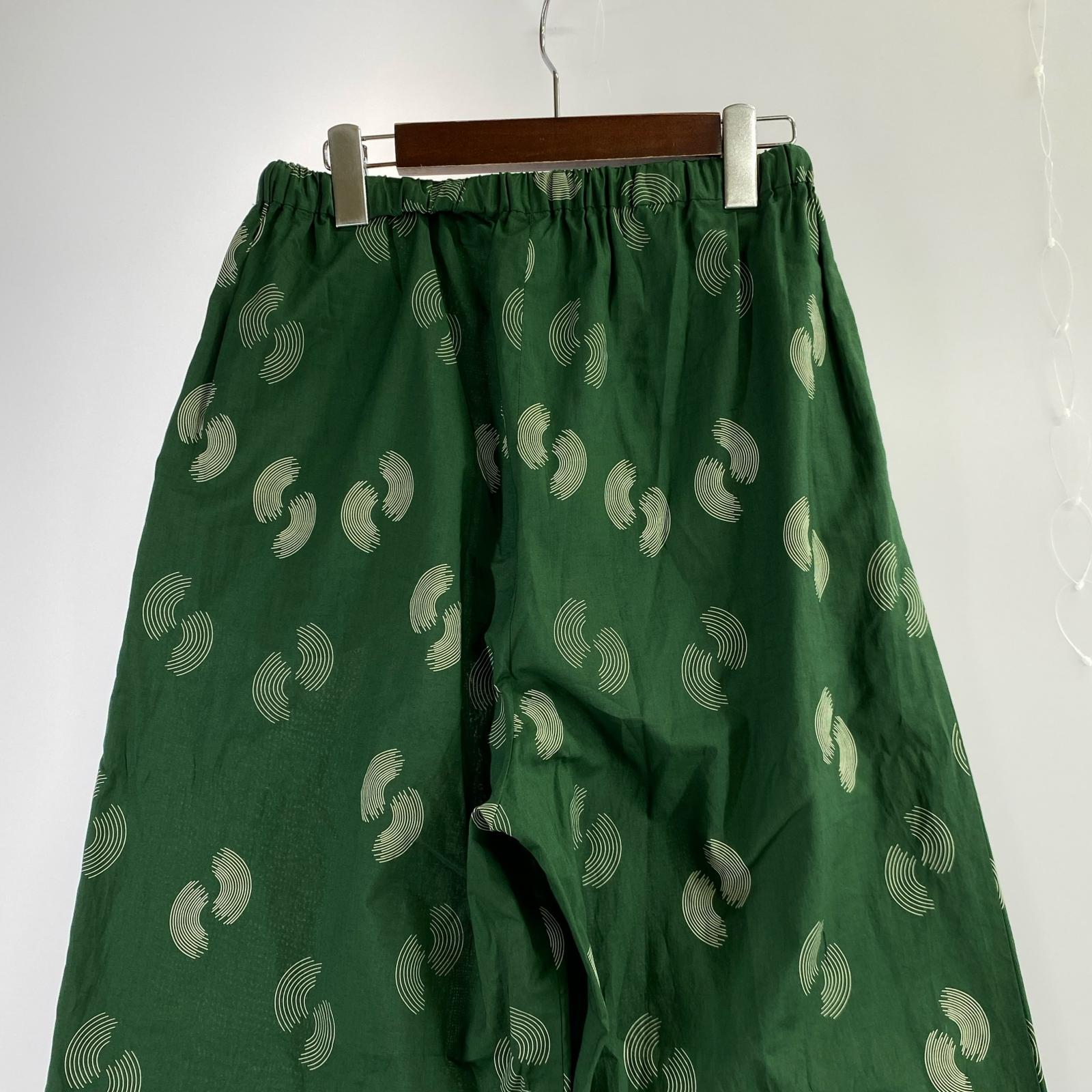 パンツ BEAUTY & YOUTH HALF RING PANTS 38 グリーン