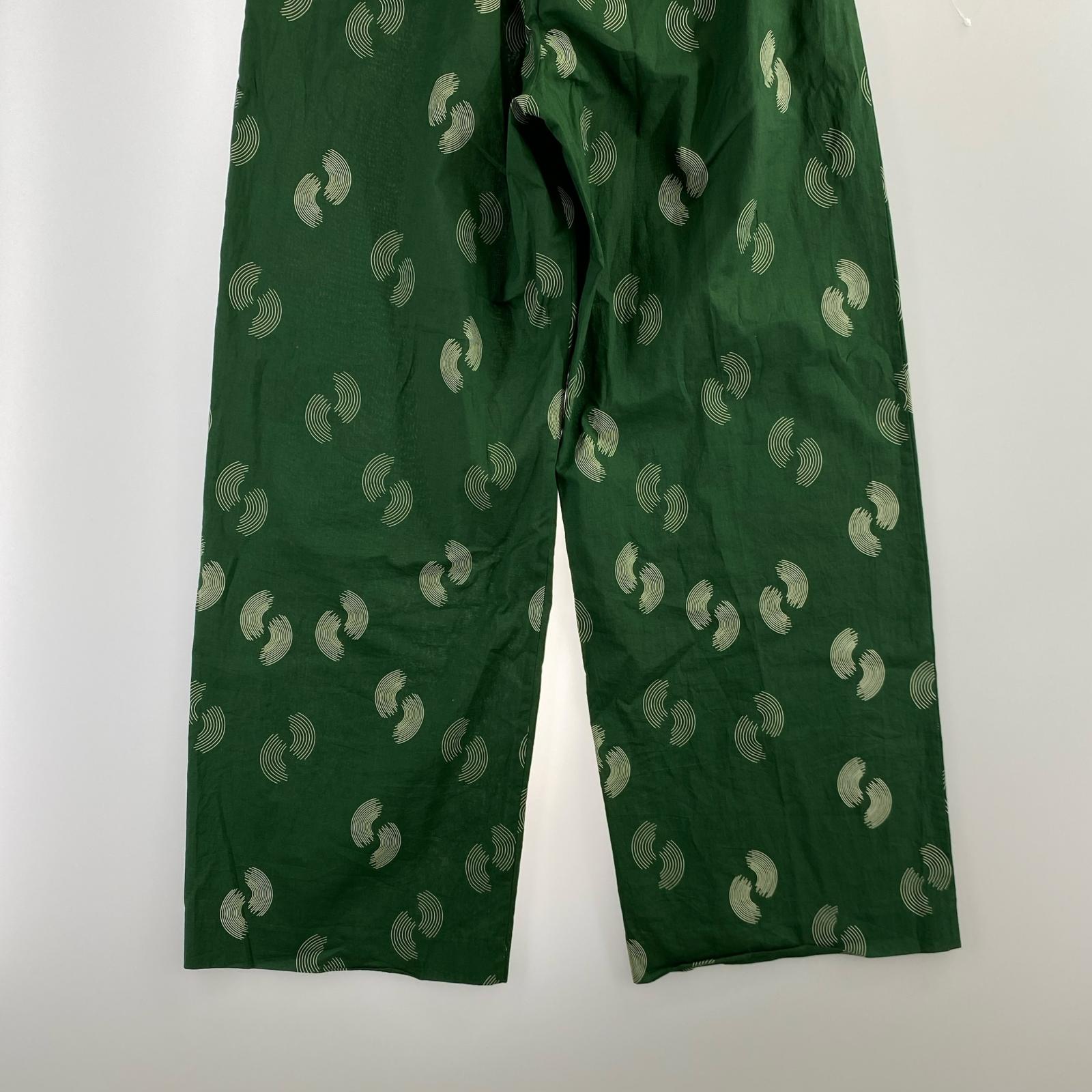 パンツ BEAUTY & YOUTH HALF RING PANTS 38 グリーン