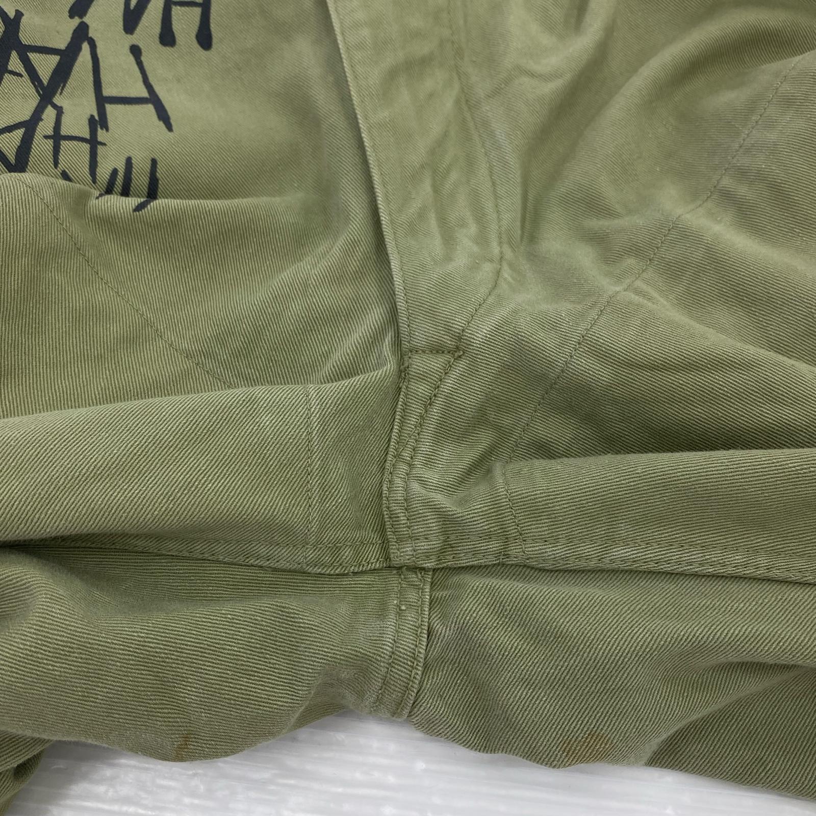 パンツ 50s~60s LIGHTNINGジップ シンチバック メモリアルパンツ グリーン