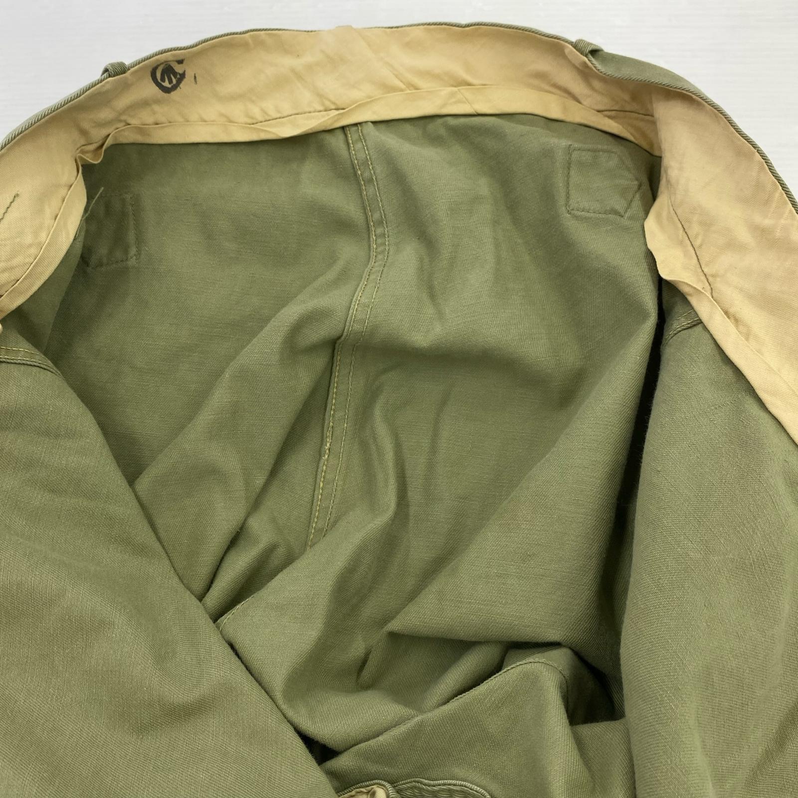 パンツ 50s~60s LIGHTNINGジップ シンチバック メモリアルパンツ グリーン