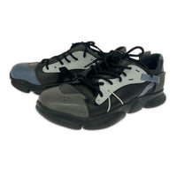 スニーカー レザースニーカー BLK×GRY 41 41