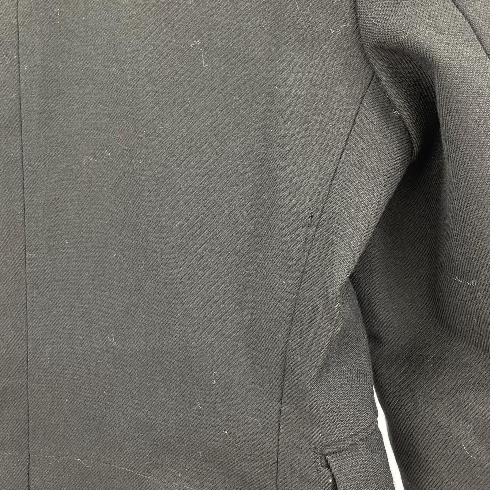 ジャケット 切り込み加工 黒 (XS) ブラック