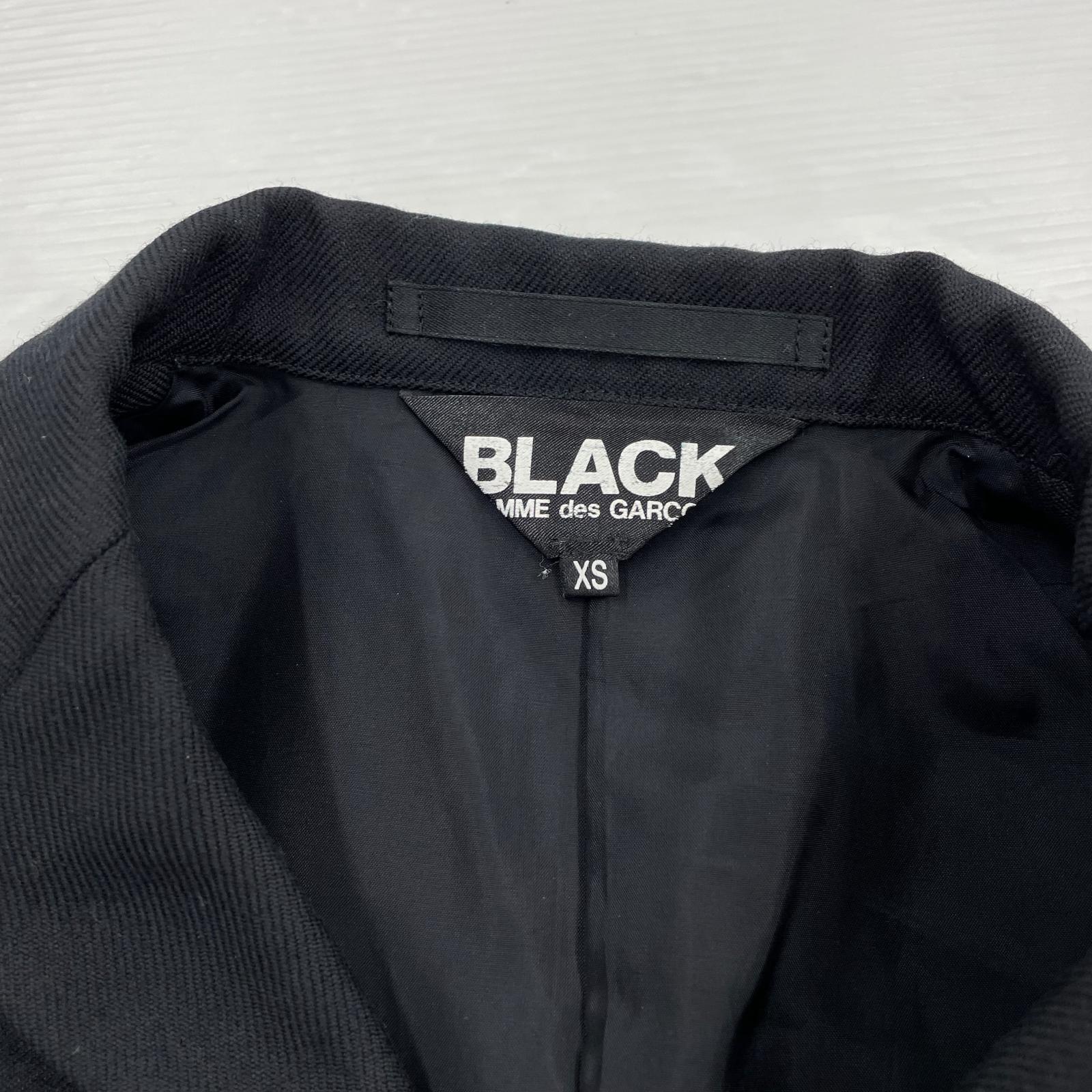 ジャケット 切り込み加工 黒 (XS) ブラック